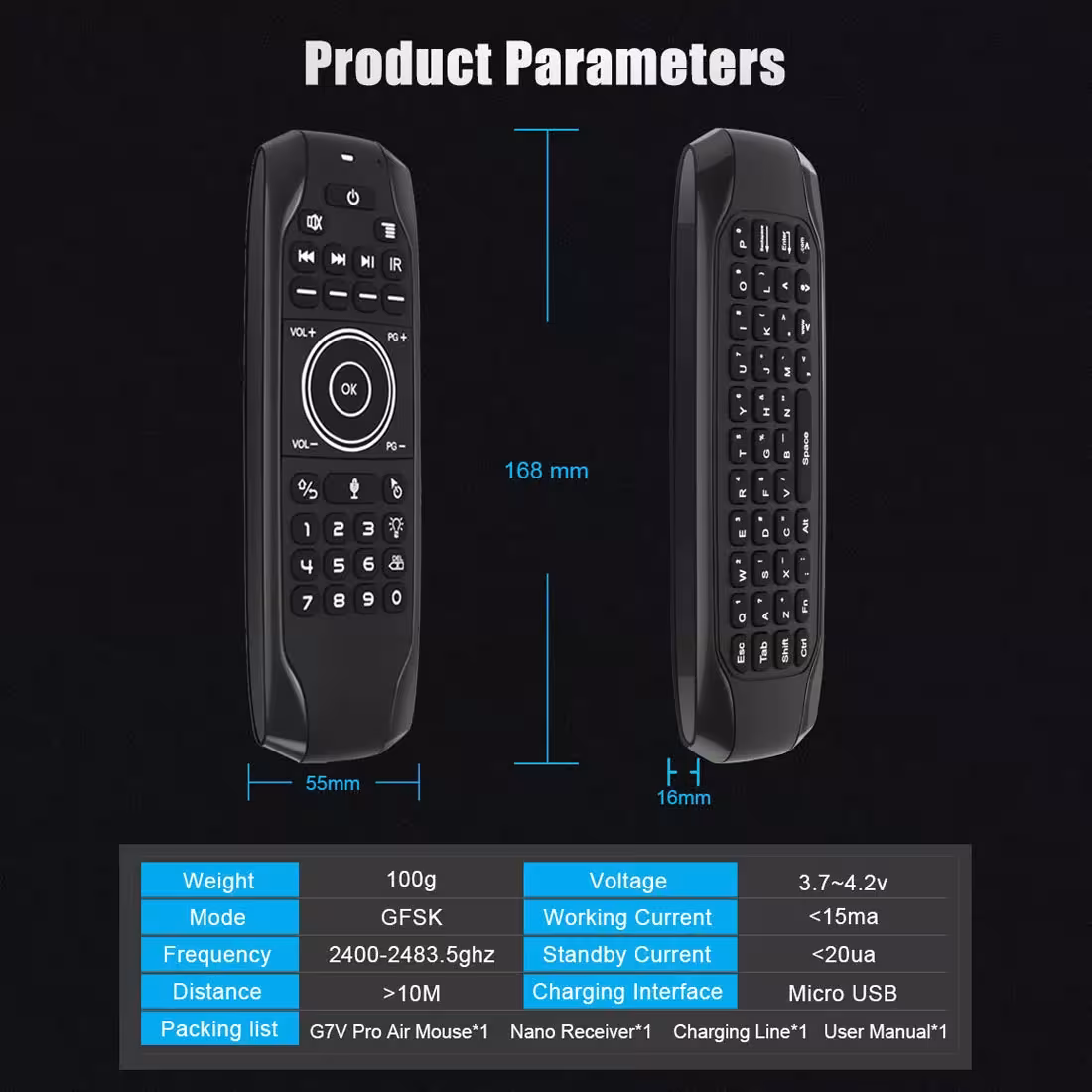 souris sans fil avec commande vocale