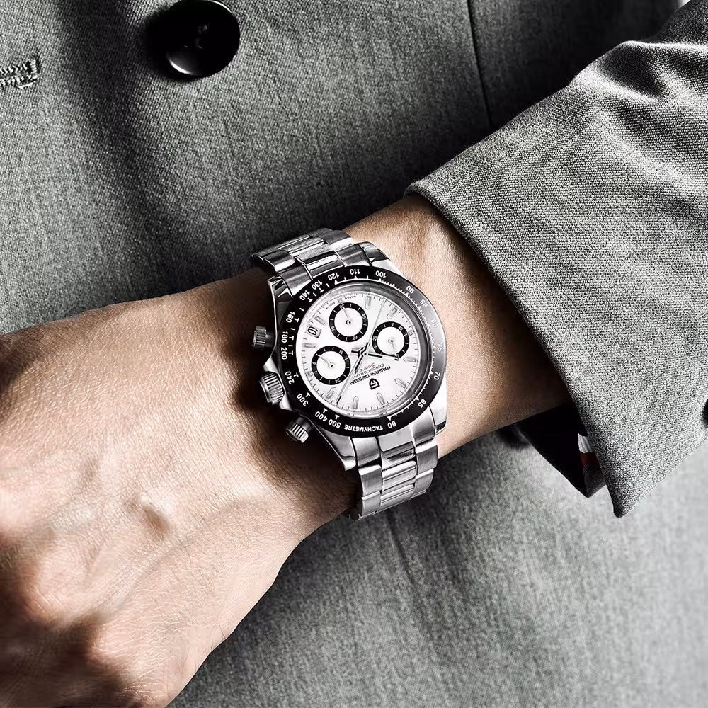 men's quartz watch with sapphire crystal