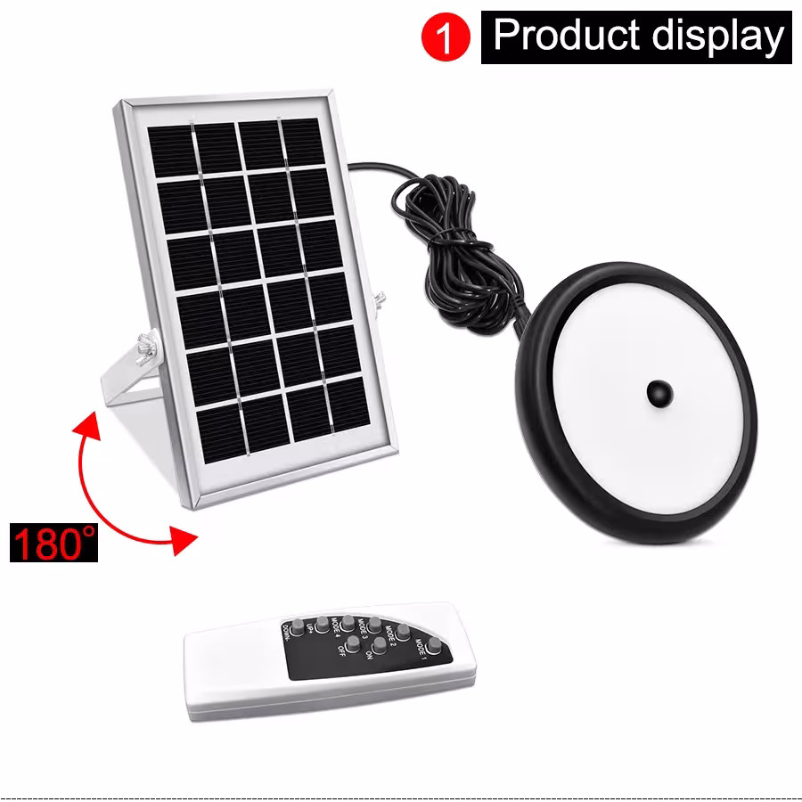 lámpara solar