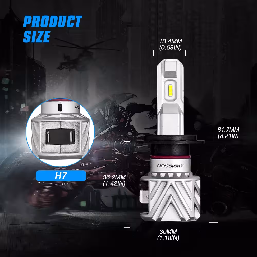 Bombilla LED para faro de motocicleta