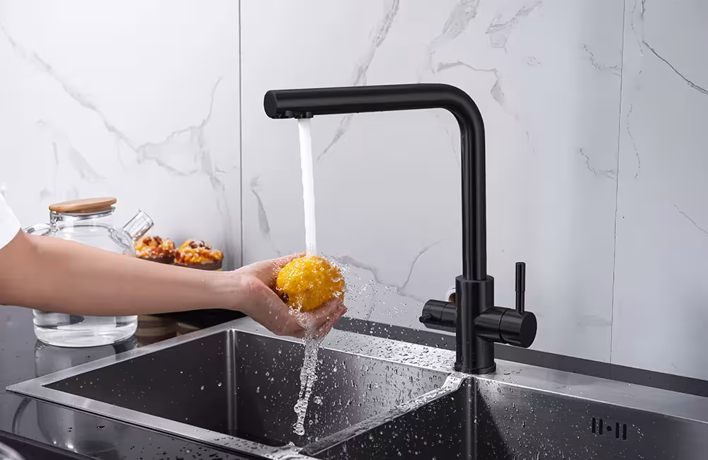 kitchen water filtration faucet
