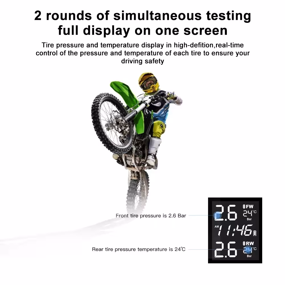 sensori di pressione pneumatici per moto