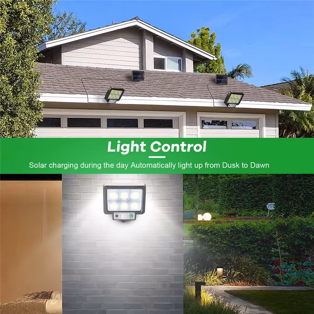 Lámparas LED con energía solar