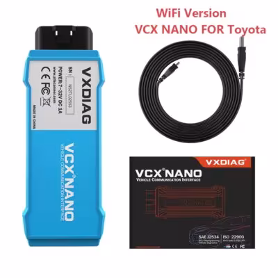 Lector de diagnóstico automotriz VXDIAG NANO para encoder ECU VW Renault Ford Toyota