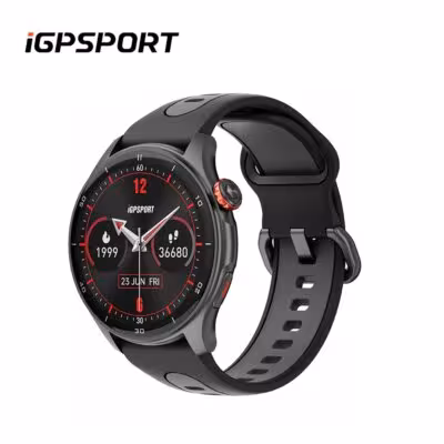 iGPSPORT LW10 1.43in AMOLED ekranas širdies ritmo stebėjimas GPS sporto laikrodis