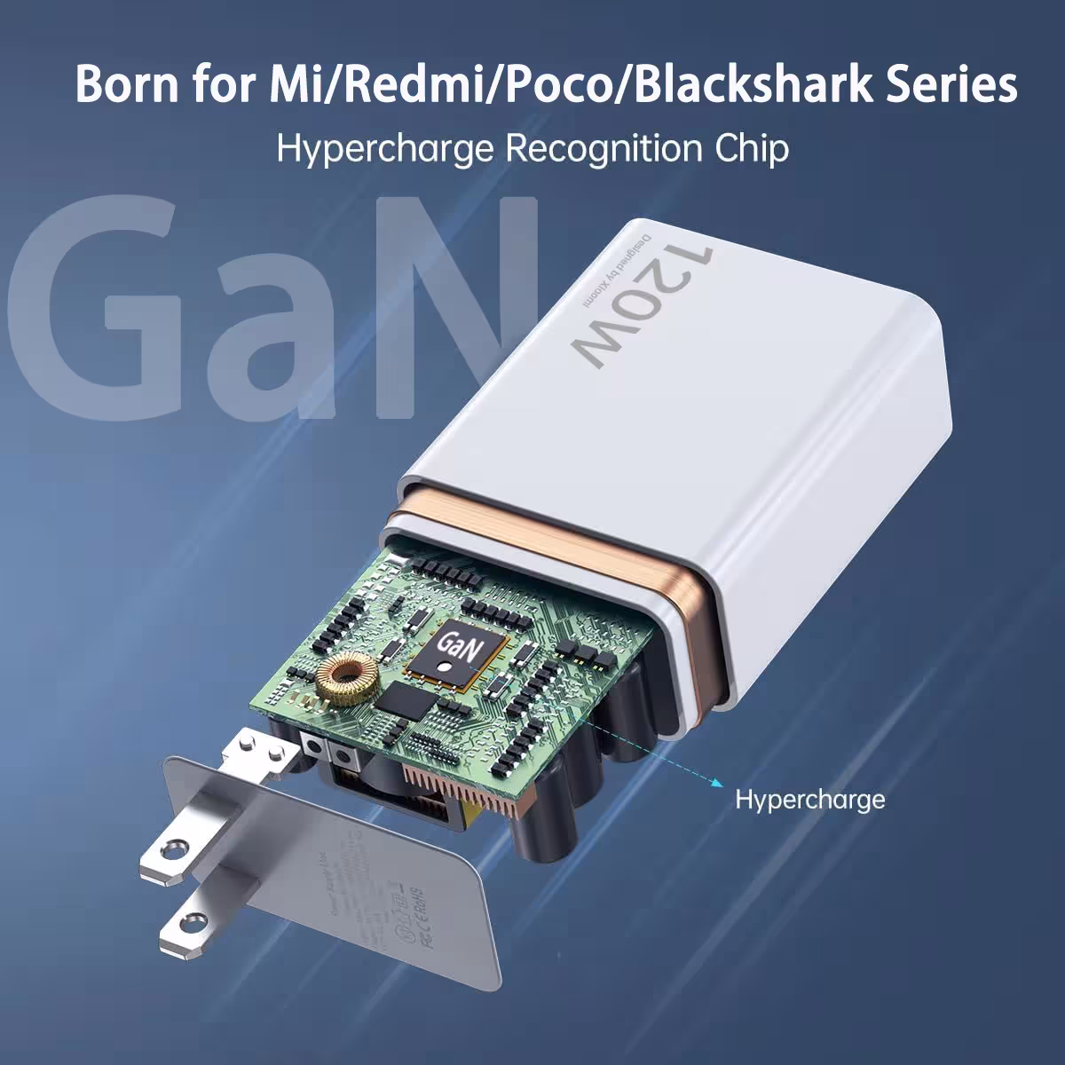 Caricabatterie rapido Xiaomi da 120W