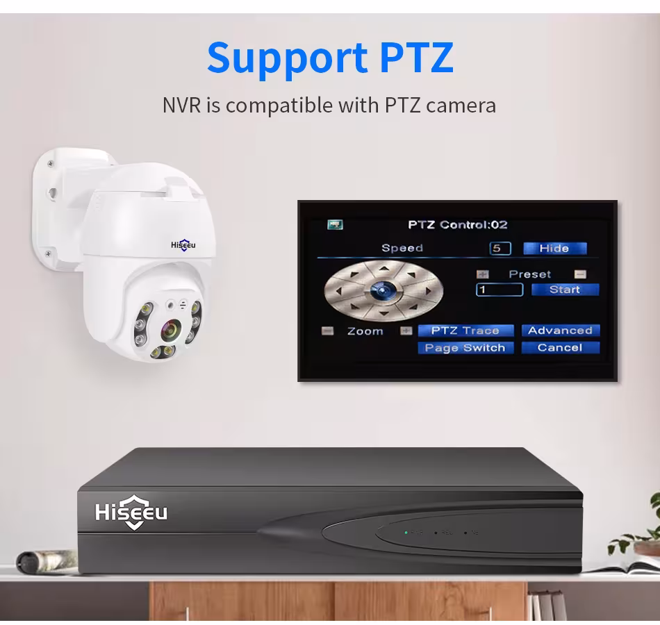 IP CCTV saugos kamera NVR