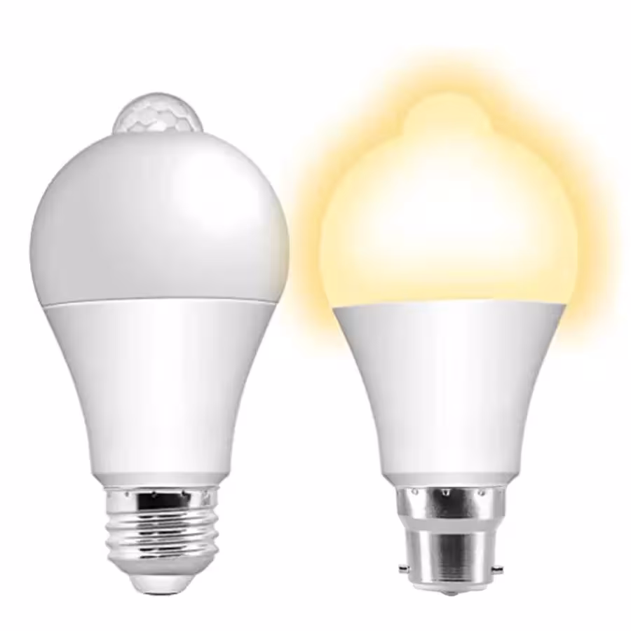 Smart LED lamp with PIR motion sensor E27 E26 B22 12W 85-265V