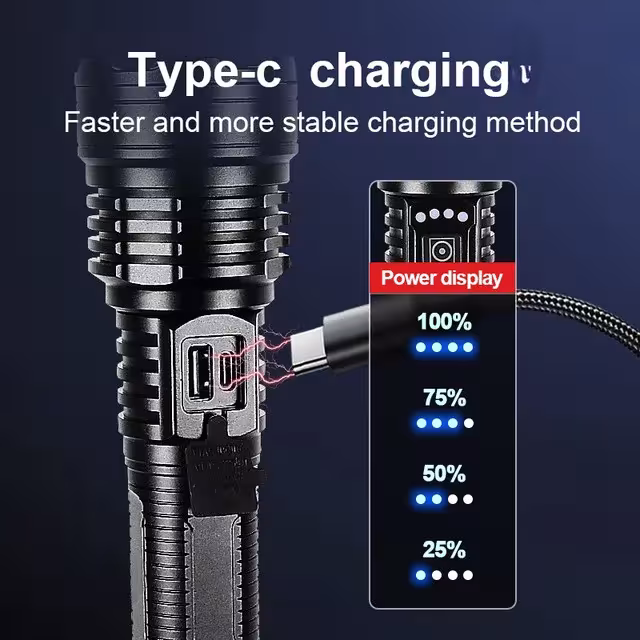 Linterna LED táctica