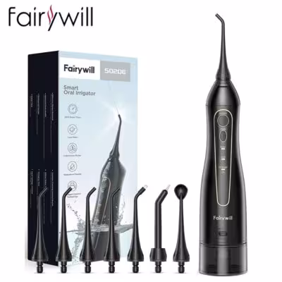 Feywill eau fesser 300ML avec 3 modes et charge USB pour les dents