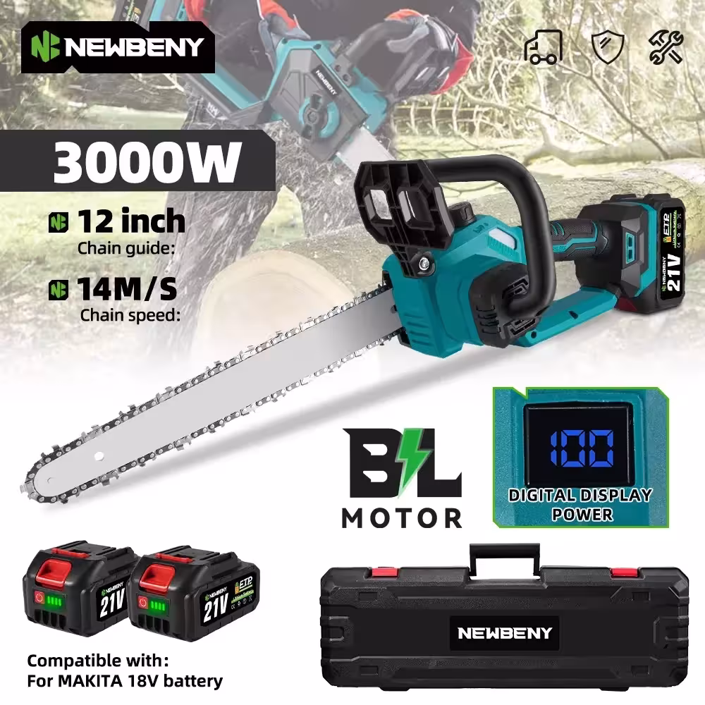 NEWBENY circuito elettrico wireless da 12 pollici per batteria 18- 21V