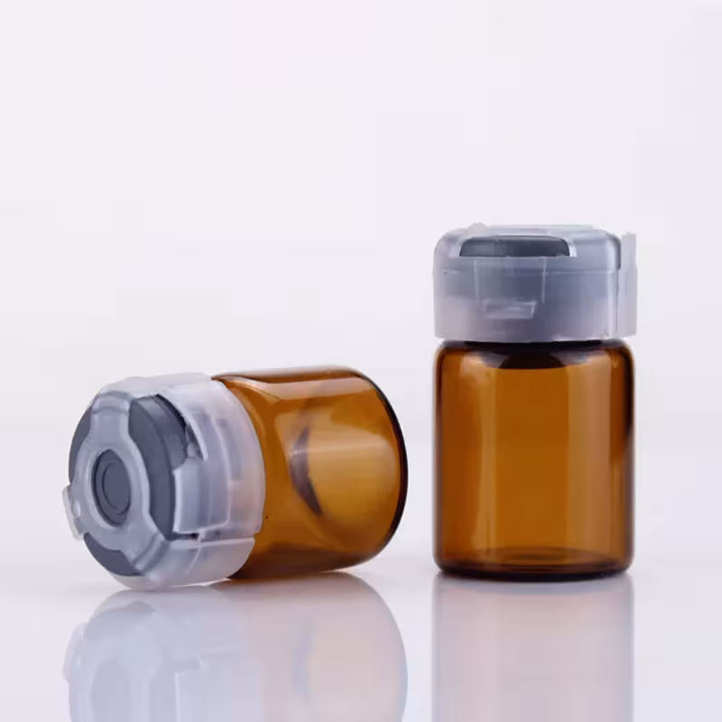 glass serum bottle