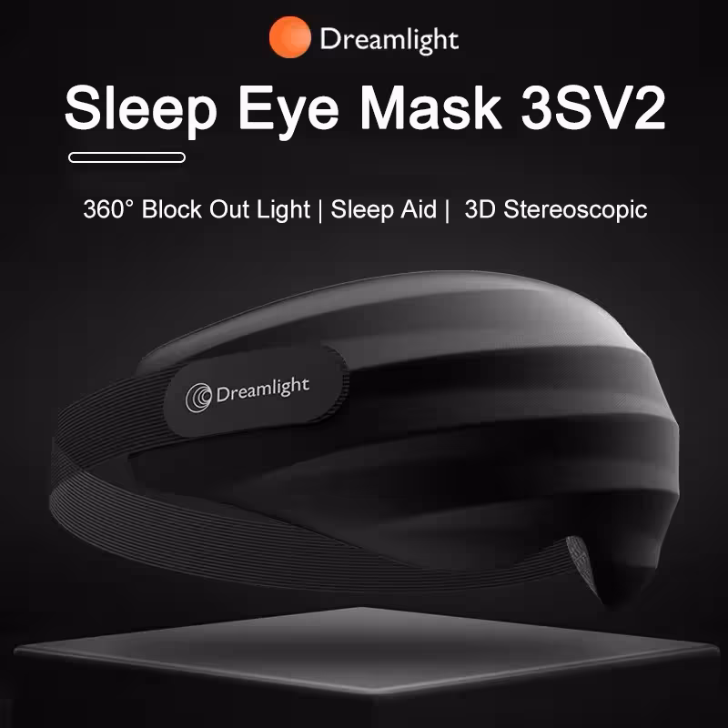 Mascarilla para dormir Dreamlight 3s, ayuda para el sueño, 3D estereoscópica para hombres, mujeres y adultos