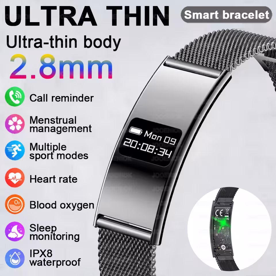 Smart deportes inteligente reloj de ritmo cardíaco Android iOS