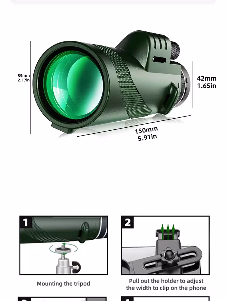 telescopio portatile per la caccia