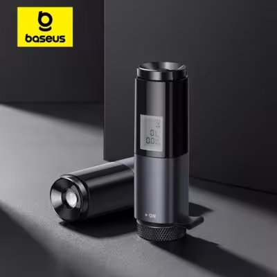 Baseus profesionalus alkoholio testeris su LED ekranu, automatine analize, USB-C įkrovimu ir ličio baterija