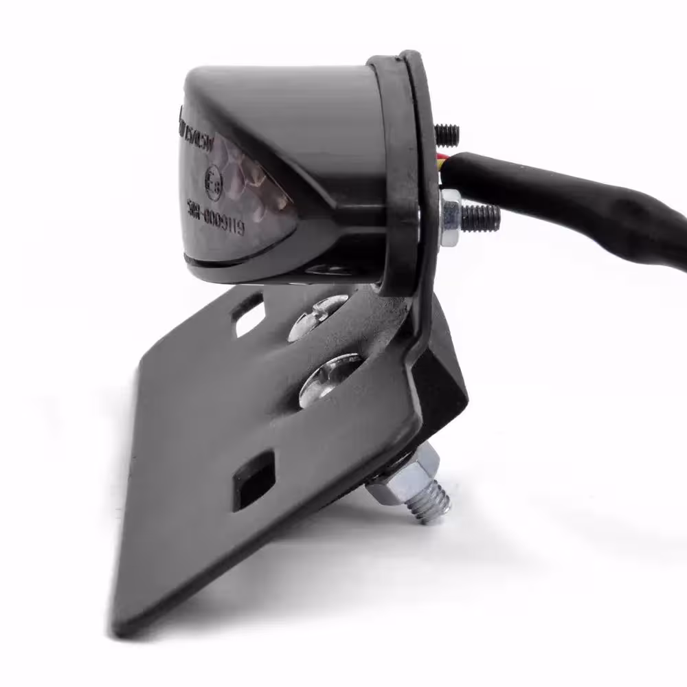 motorcycle LED license plate bracket