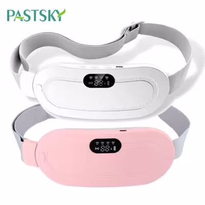 Electric menstrual cramps massager with heating and vibration function