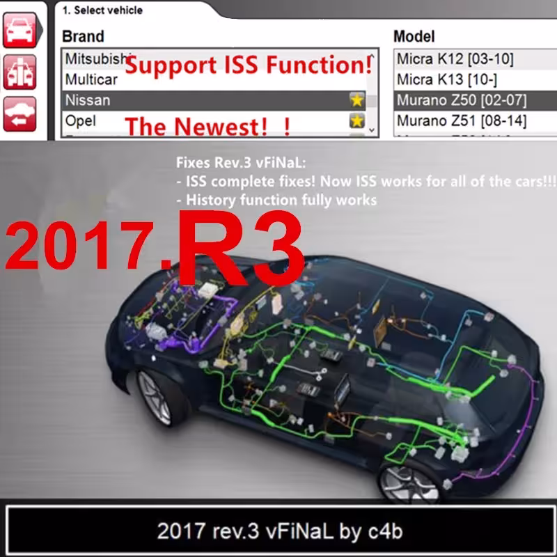 diagnostikos įrankių rinkinys OBD2