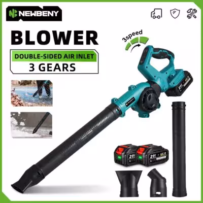NEWBENY Ventilatore elettrico 270 ° Regolazione 3 velocità Makita 21V