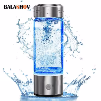 Tazza per acqua con generatore di idrogeno ricarica USB filtro in titanio