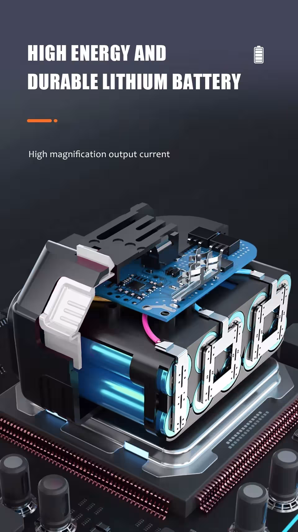 wireless air blower pump tool