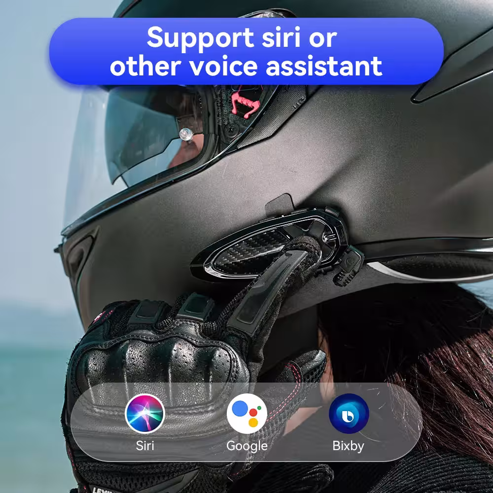 Bluetooth intercom motociklui