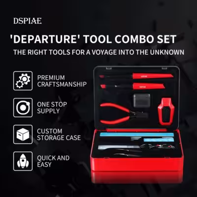 Juego de herramientas de iniciación DSPIAE TC-S01, herramienta multifunción para bricolaje.