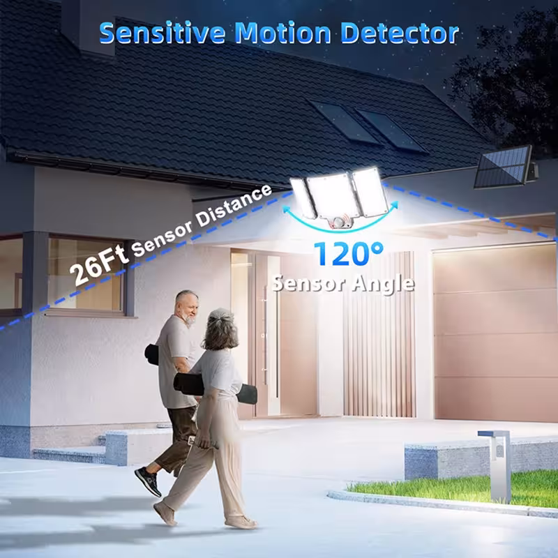 luz solar con sensor de movimiento