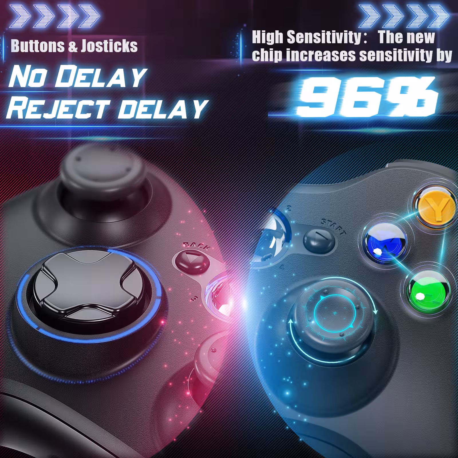 controlador inalámbrico Xbox 360