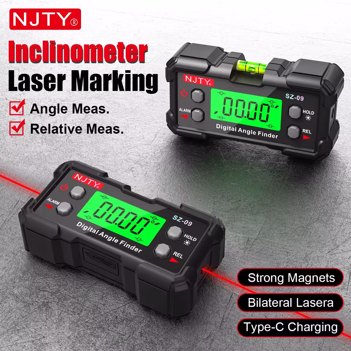 digital laser angle finder