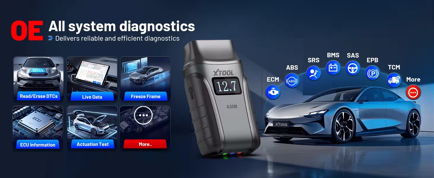 OBD2 diagnostikos skaitytuvas