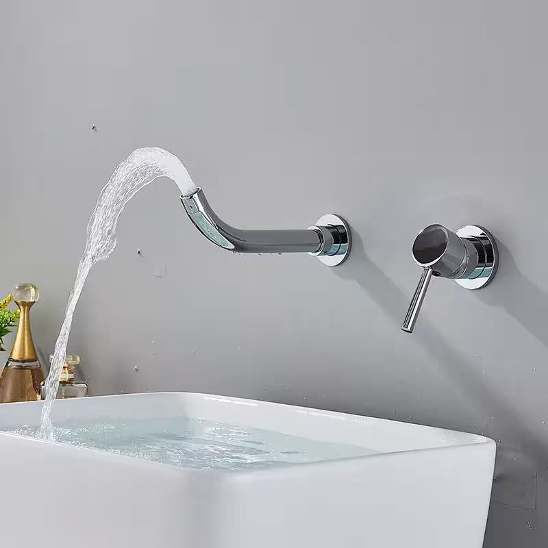 mélangeur de salle de bain en foin