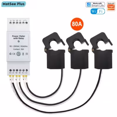 Monitoraggio energetico della fase 3 WiFi 80A