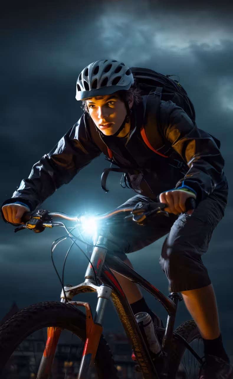 vordere LED-Lampe