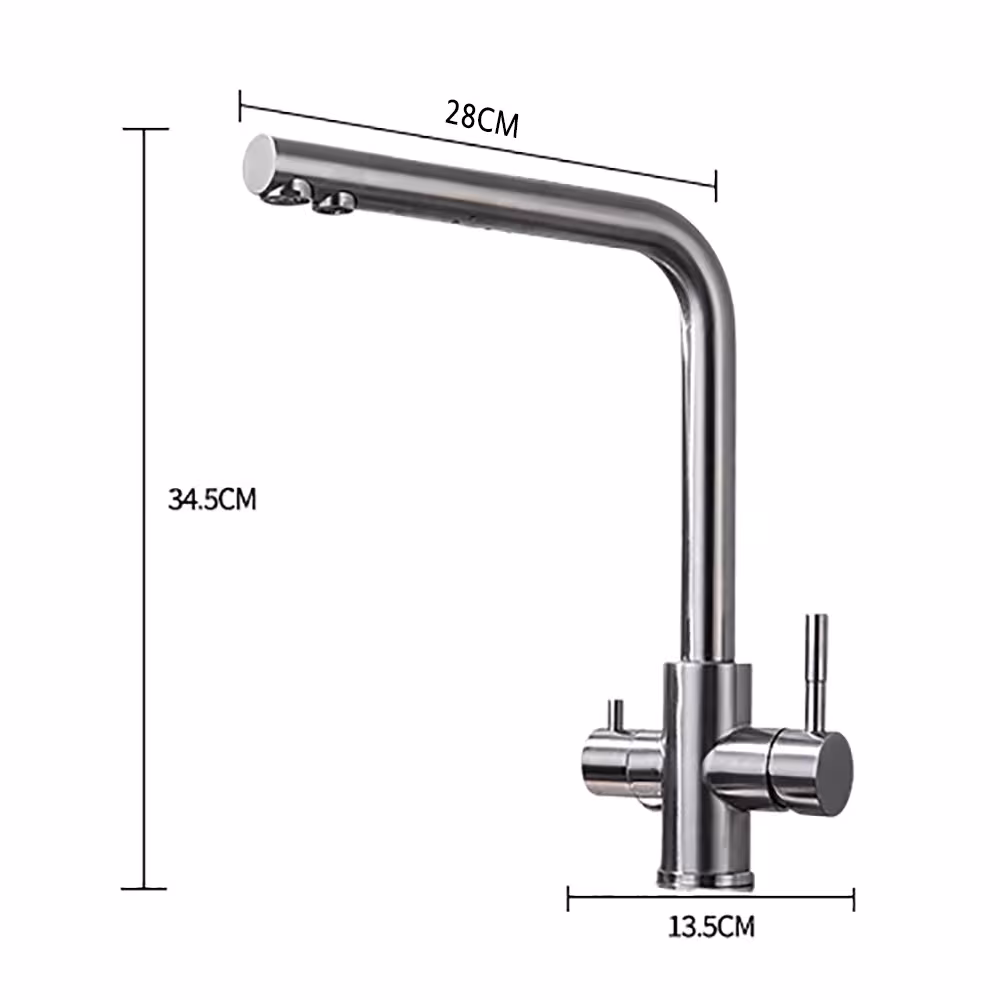 kitchen water filtration faucet