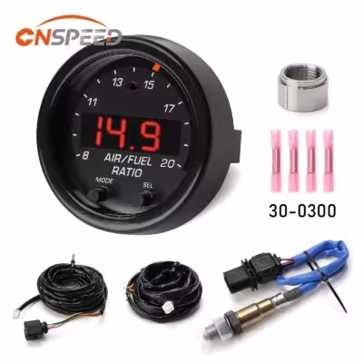 Manomètre de rapport air-carburant CNSPEED 30-0300 X-Series AFR Wideband LSU 4.9