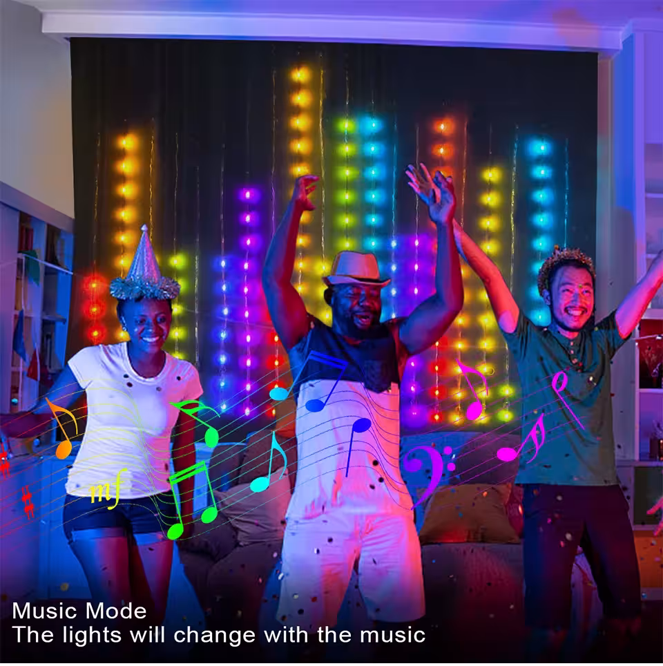 400 LED RGB curtain lights