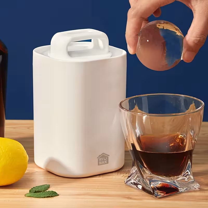 Transparent large single ice ball mold for whiskey freezing food grade