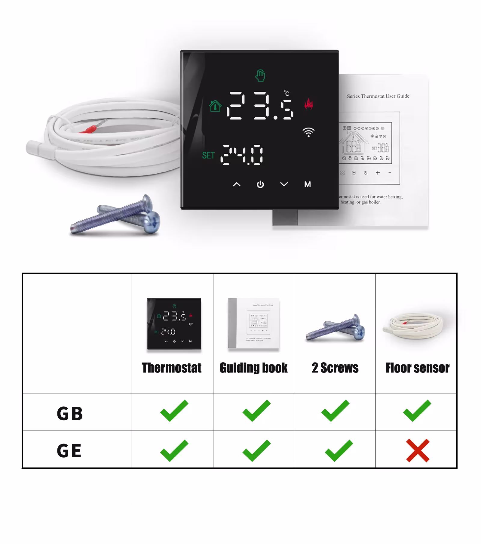 WiFi smart heating thermostat