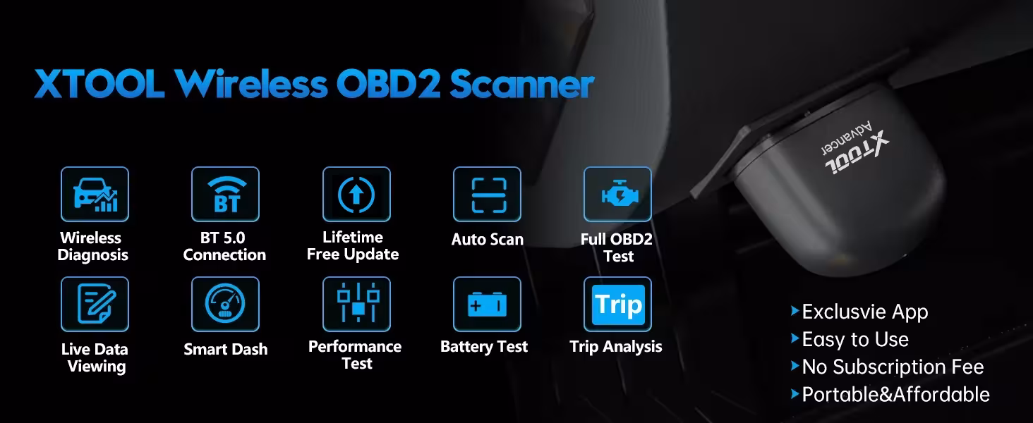 OBD2 diagnostikos skaitytuvas