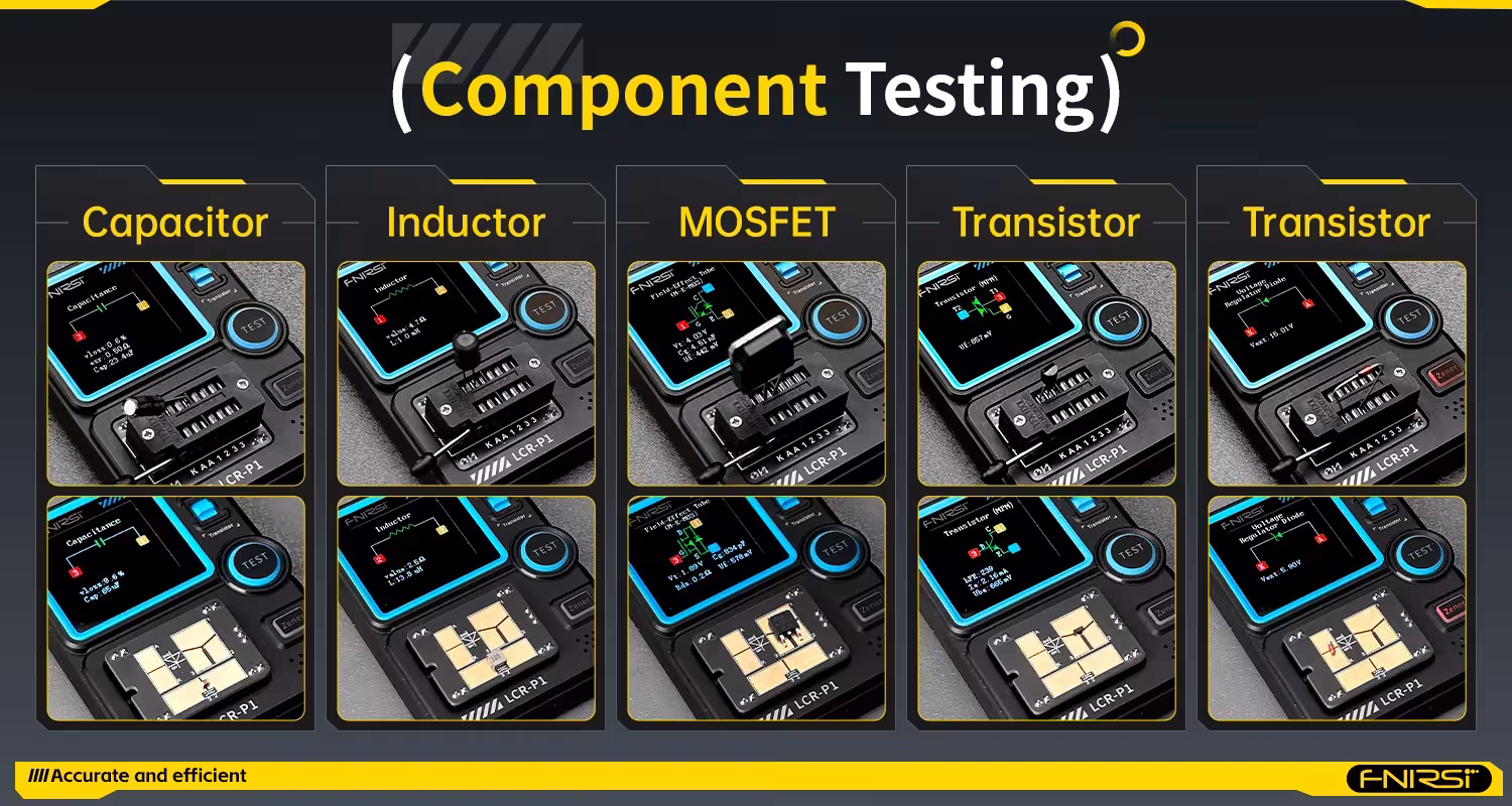 testeur de transistors et multimètre