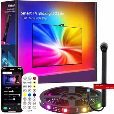 RGBIC LED TV apšvietimas 55-75 colių ekranams
