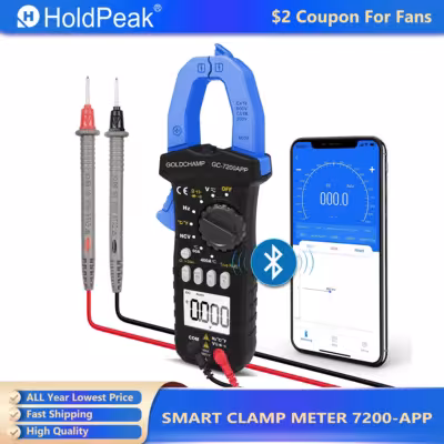 Voltammètre d'imprimante Bluetooth sans fil HP-7200APP 6000 nombre de portée automatique