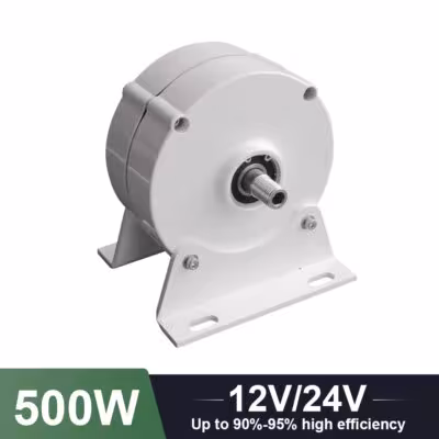 Generatore a turbina a magneti permanenti senza spazzole 500W 12V 24V per energia idroelettrica ed eolica