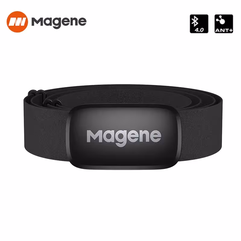 Capteur de fréquence cardiaque Magene Mover H64 double mode ANT Bluetooth avec ceinture pectorale