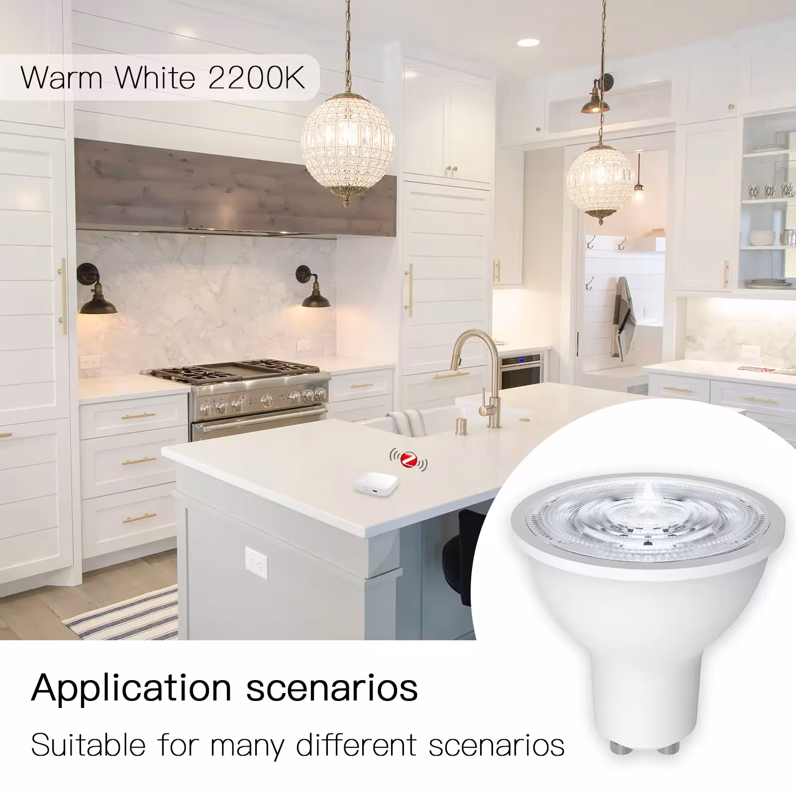 Tuya ZigBee GU10 Smart LED lempos