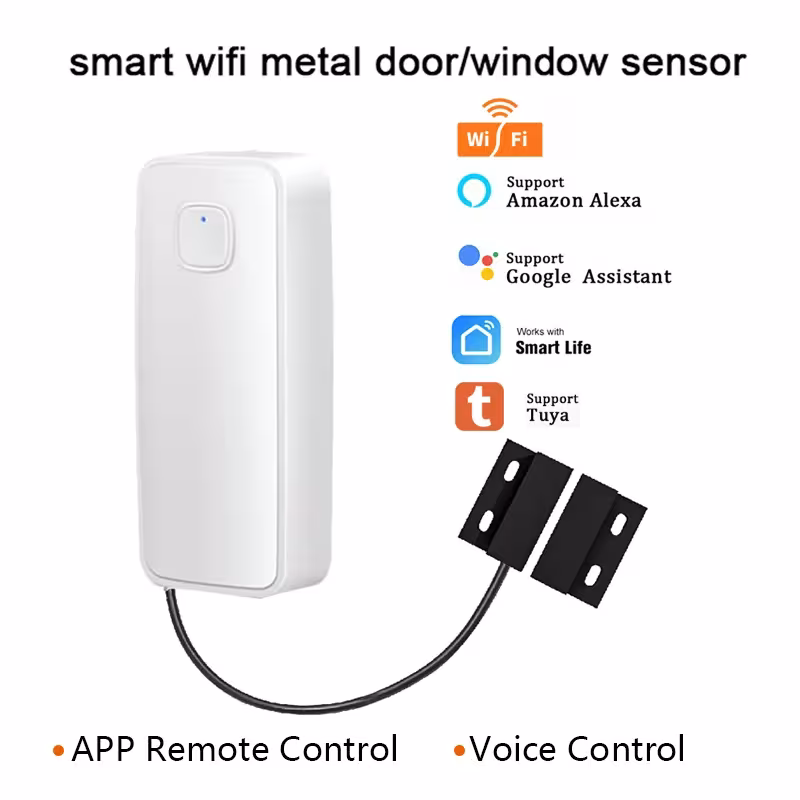 Puerta magnética inteligente y sensor de ventana WiFi