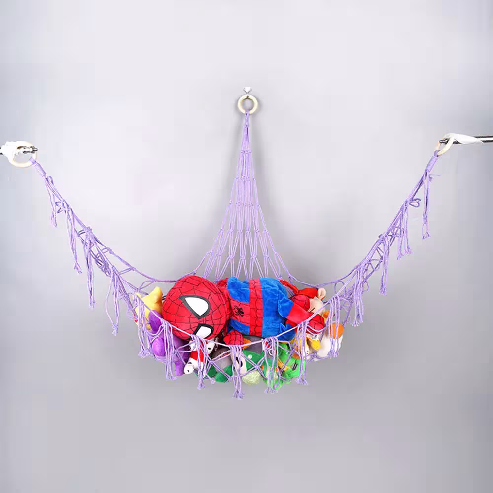 rangement suspendu pour jouets