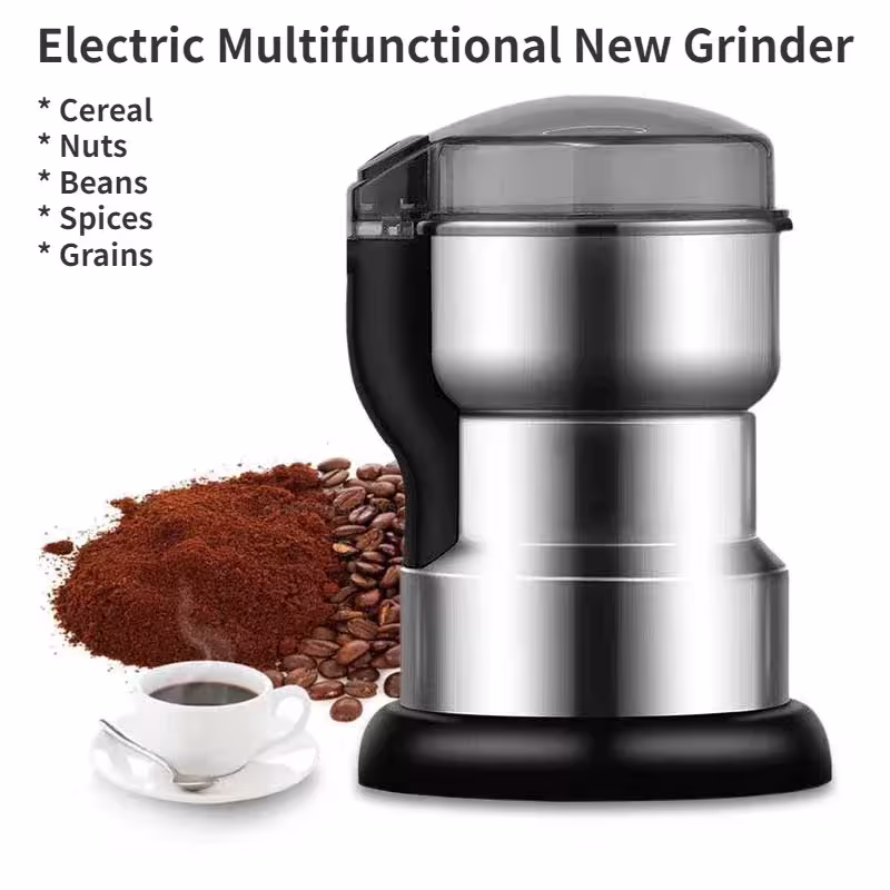 Macinacaffè elettrico multifunzione per caffè, legumi e spezie